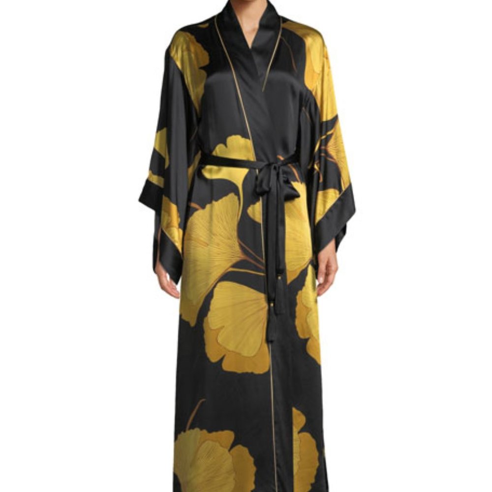 ISO Natori Gingko Kimono Robe - XS or S